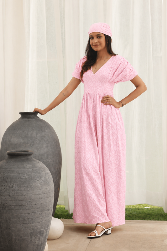 Blush Signature Flared Jumpsuit