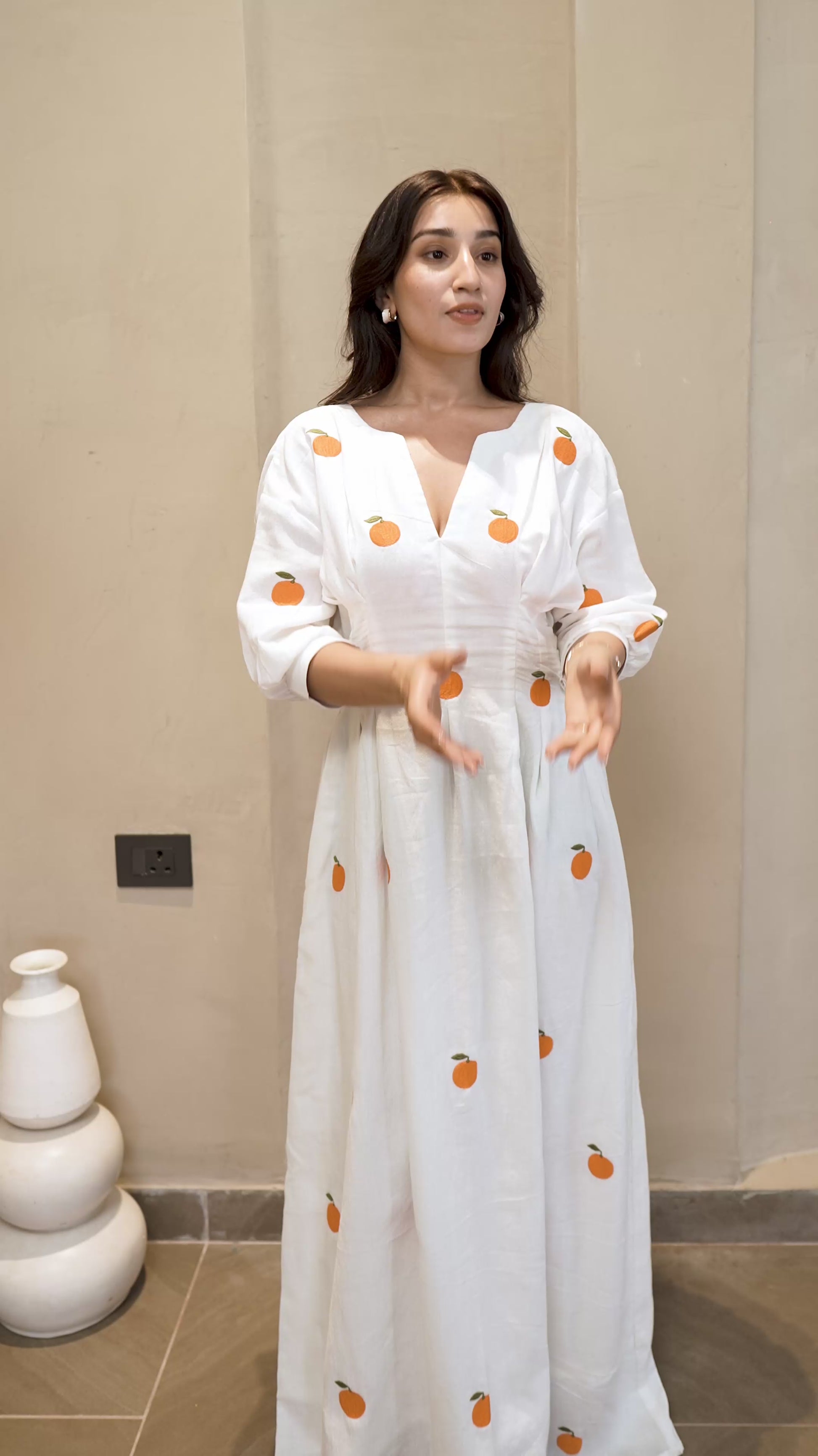 Clementine Embroidered Maxi